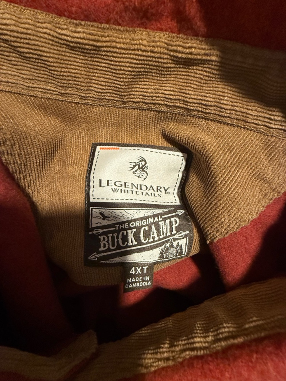Rust Red Button-Up Shirt Jacket - Picture 2 of 2